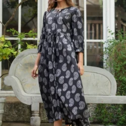 Style02-04_2bdcaa1e-081f-4b3c-8824-3c6098560c8a_575x.progressive Black And White Block Printed Dress