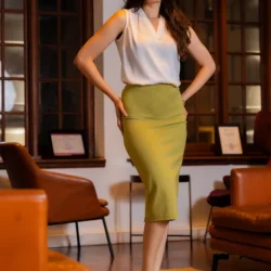 workwearAlbum-Web-01-B-Skirt_575x.progressive Body Con Ponte Skirt - Light Green
